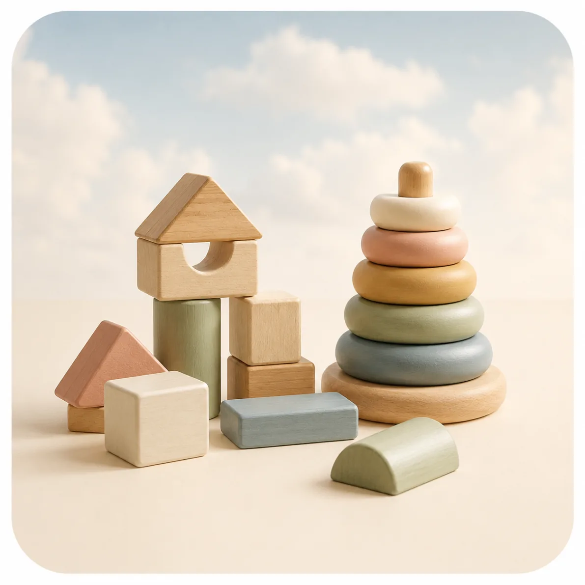 Wooden Toy Set